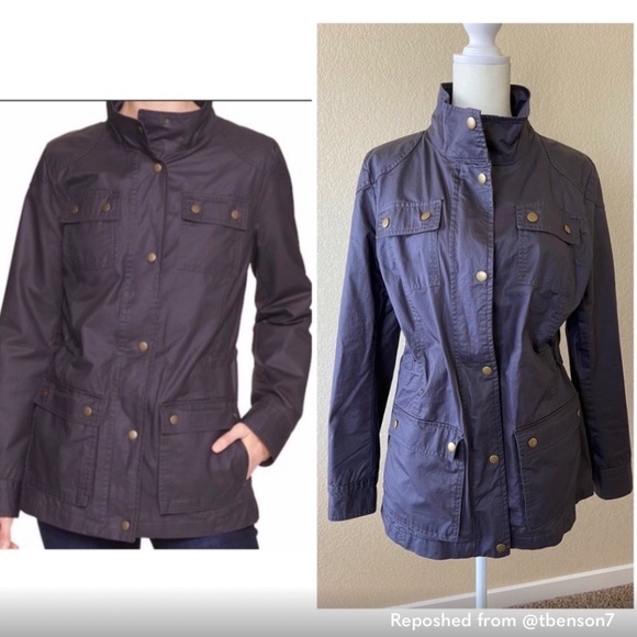 Banana Republic Waxed Utility Jacket – Size Small - Picture 1 of 6